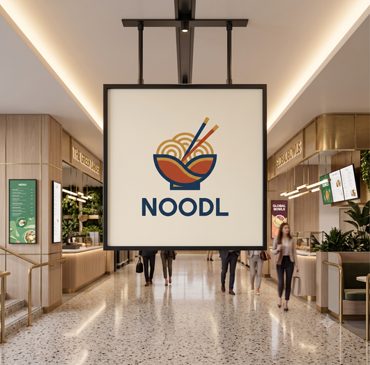 Customizable Single Sided Interior Illuminated Square Sign