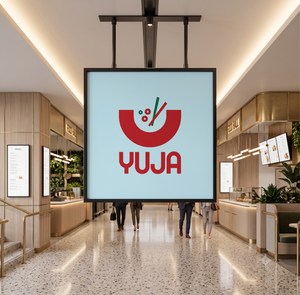 Customizable Single Sided Interior Illuminated Square Sign