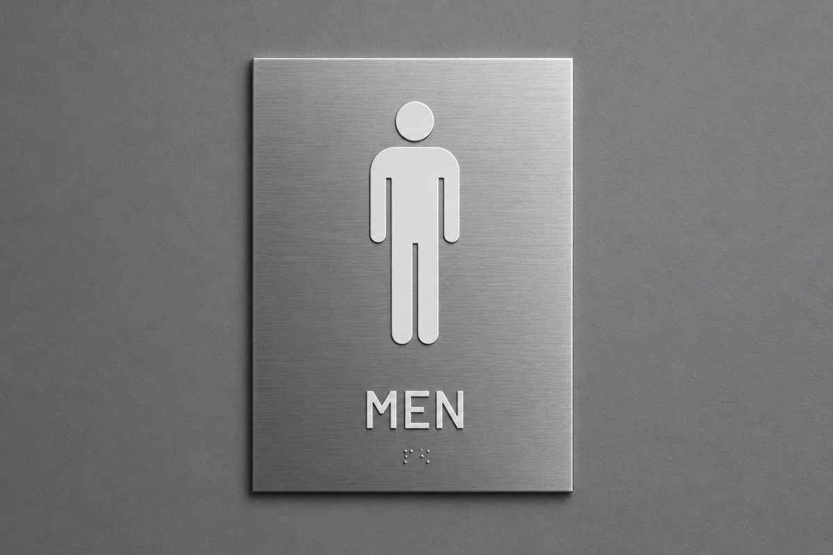 ADA - Restroom Wall Signs - Men