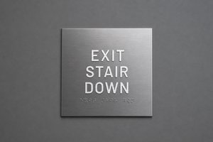 ADA - Exit Stair Down Signs