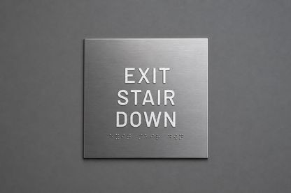 ADA - Exit Stair Down Signs