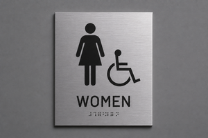 ADA - Restroom Wall Signs - Women - ISA