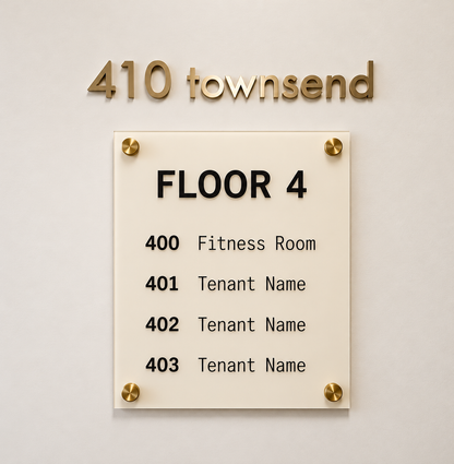 Printed Insert Refill For Directory (Material: Acrylic)
