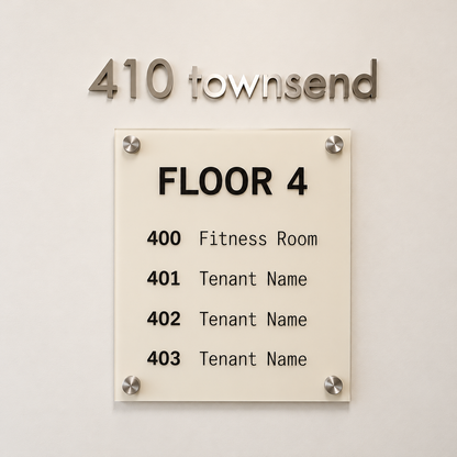 Printed Insert Refill For Directory (Material: Acrylic)