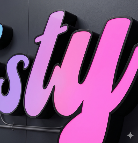 LED Frontlit with Rim (New  Retro Brush)