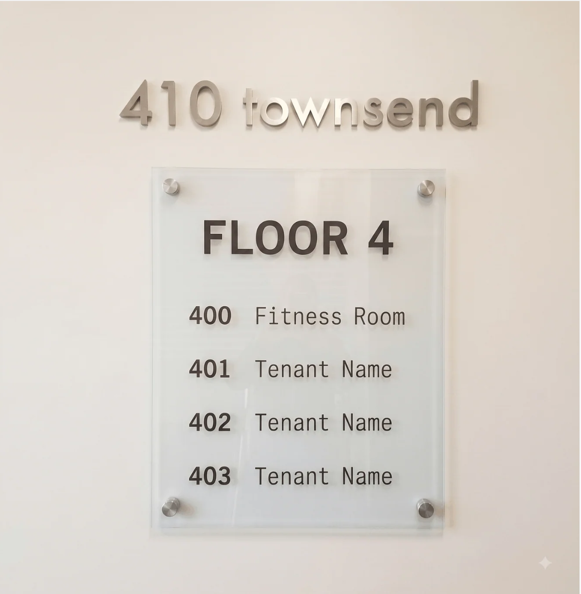 Printed Insert Refill For Directory (Material: Acrylic)