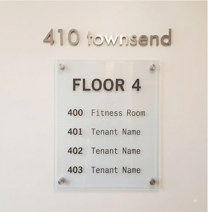 Printed Insert Refill For Directory (Material: Acrylic)