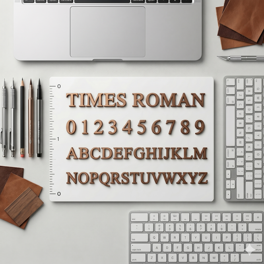Dimensional Acrylic(Times New Roman)