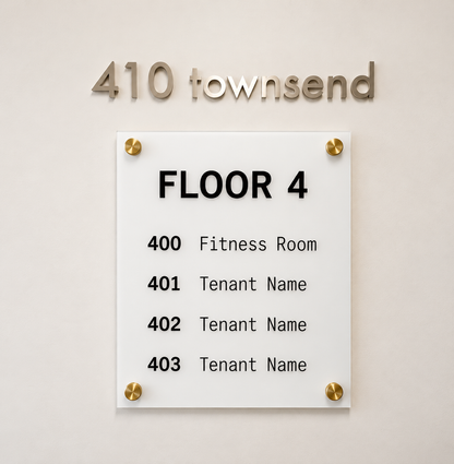 Printed Insert Refill For Directory (Material: Acrylic)